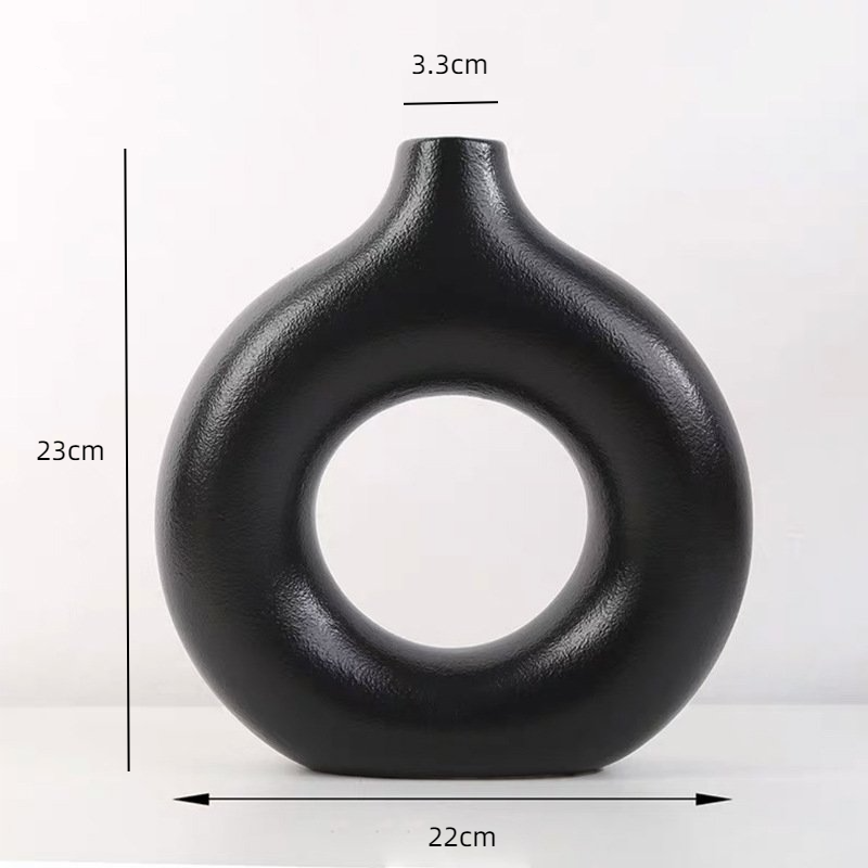 Ring Ceramic Vase Collection