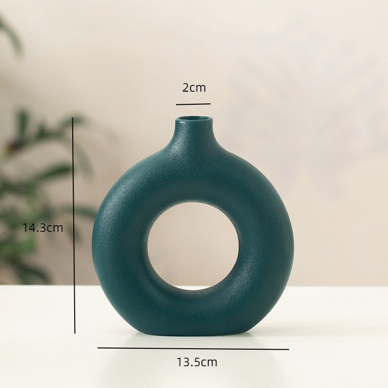 Ring Ceramic Vase Collection