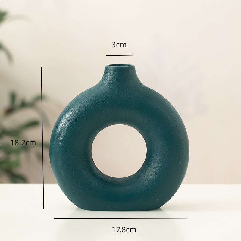 Ring Ceramic Vase Collection