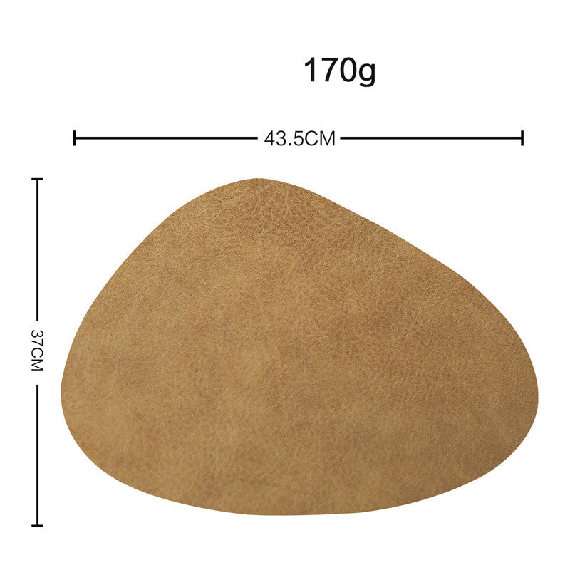 PU Leather Placemat (Egg shape)