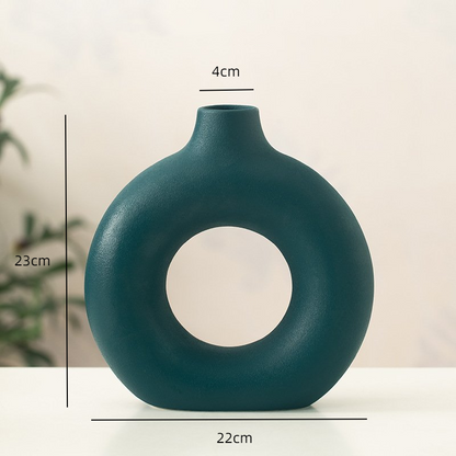 Ring Ceramic Vase Collection