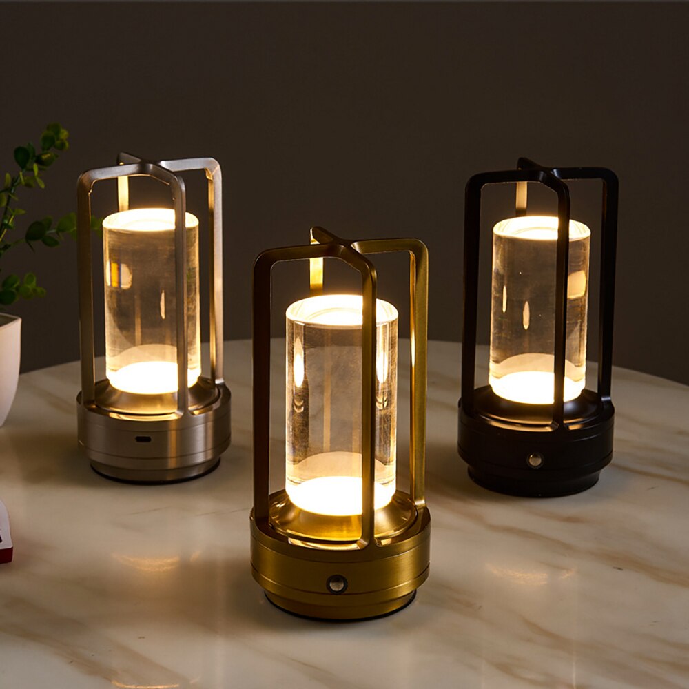 The "Lantern" LED Rechargeable Table Lamp