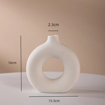 Ring Ceramic Vase Collection