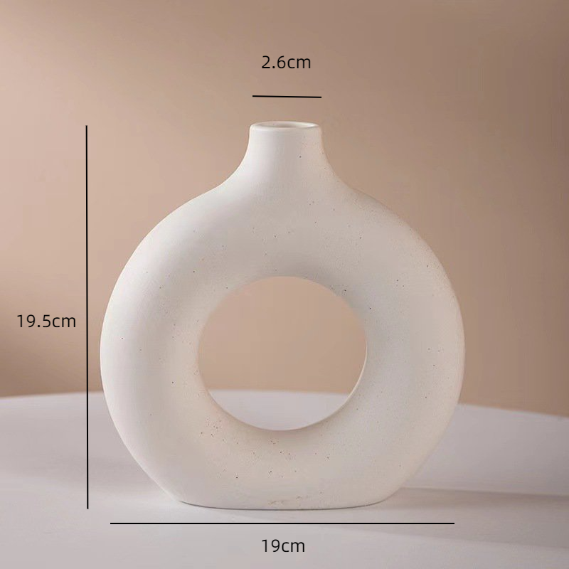 Ring Ceramic Vase Collection