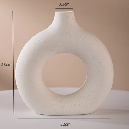 Ring Ceramic Vase Collection