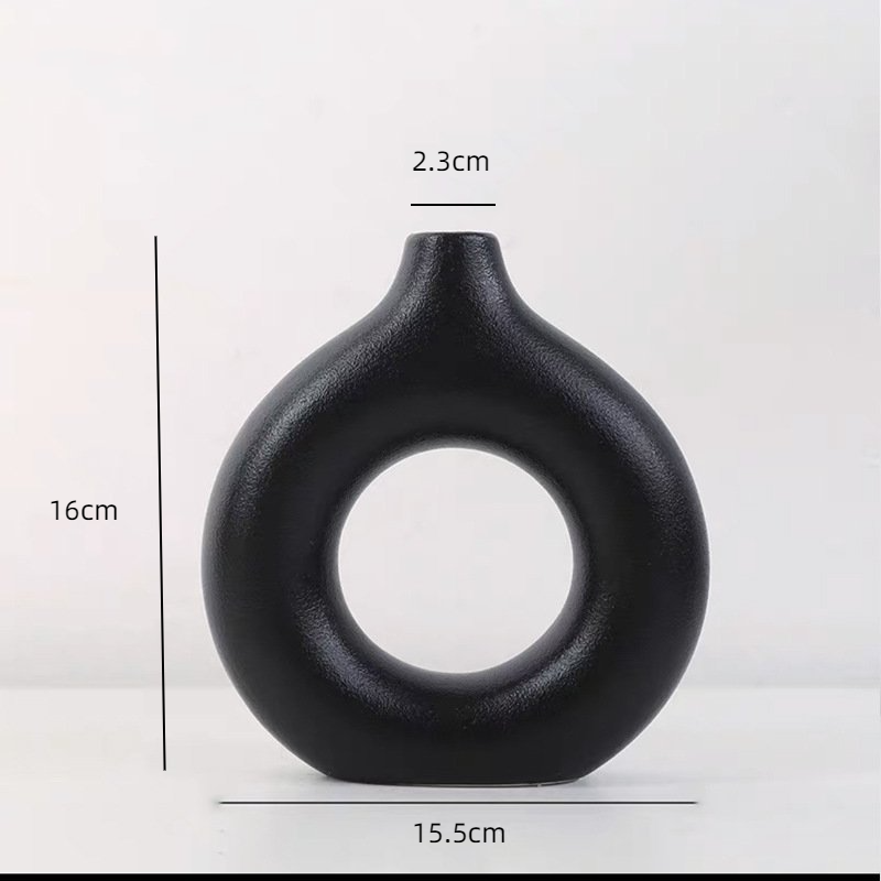 Ring Ceramic Vase Collection